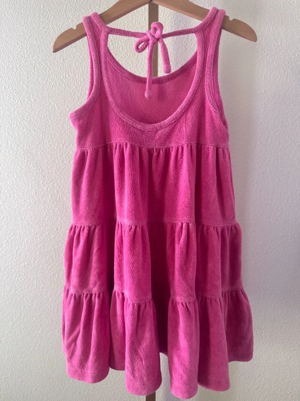 Polo Ralph Lauren Girls Terry Cloth Cover Up Dress Pink Size 5